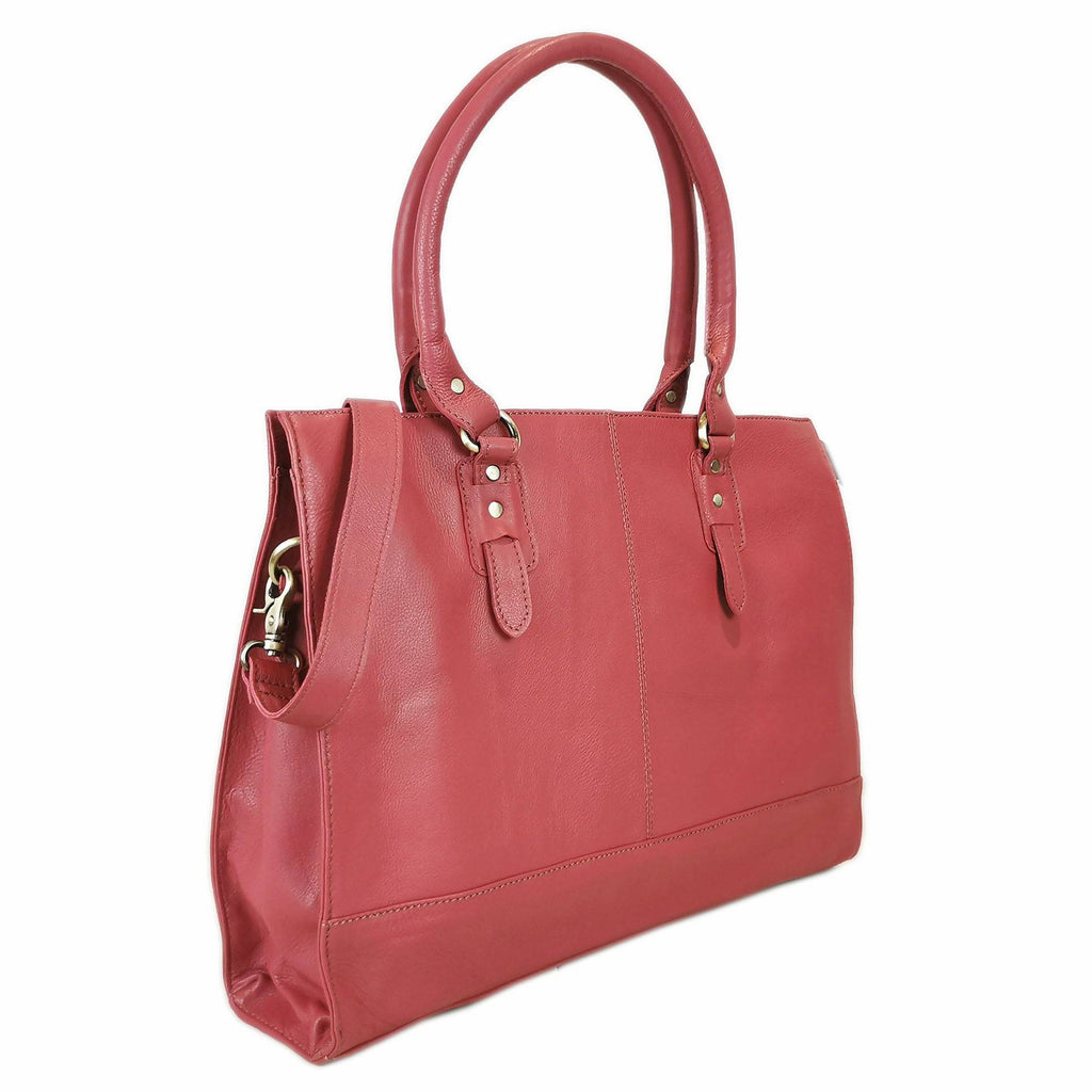 The Signature 17" Bag, Ruby