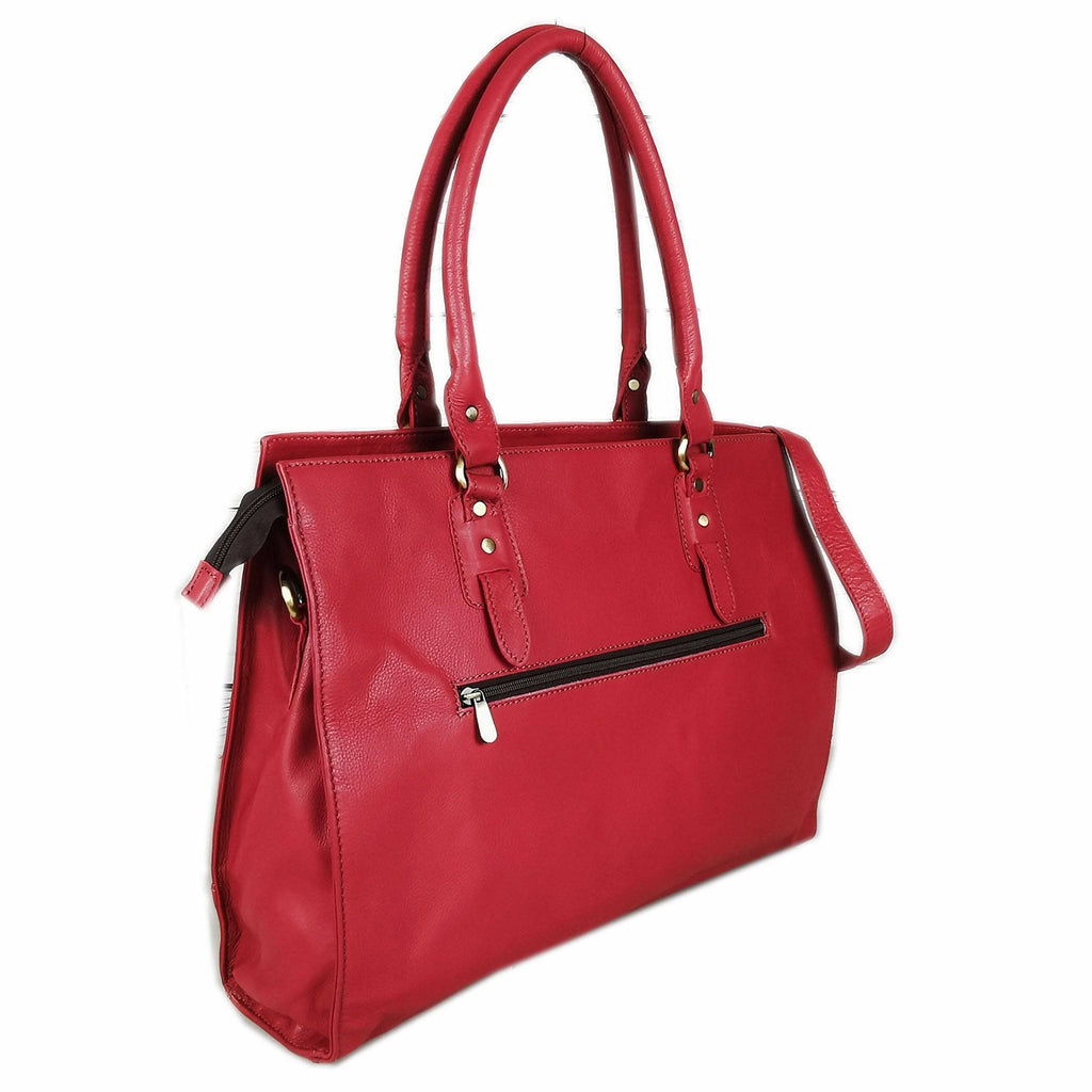 The Signature 17" Bag, Ruby